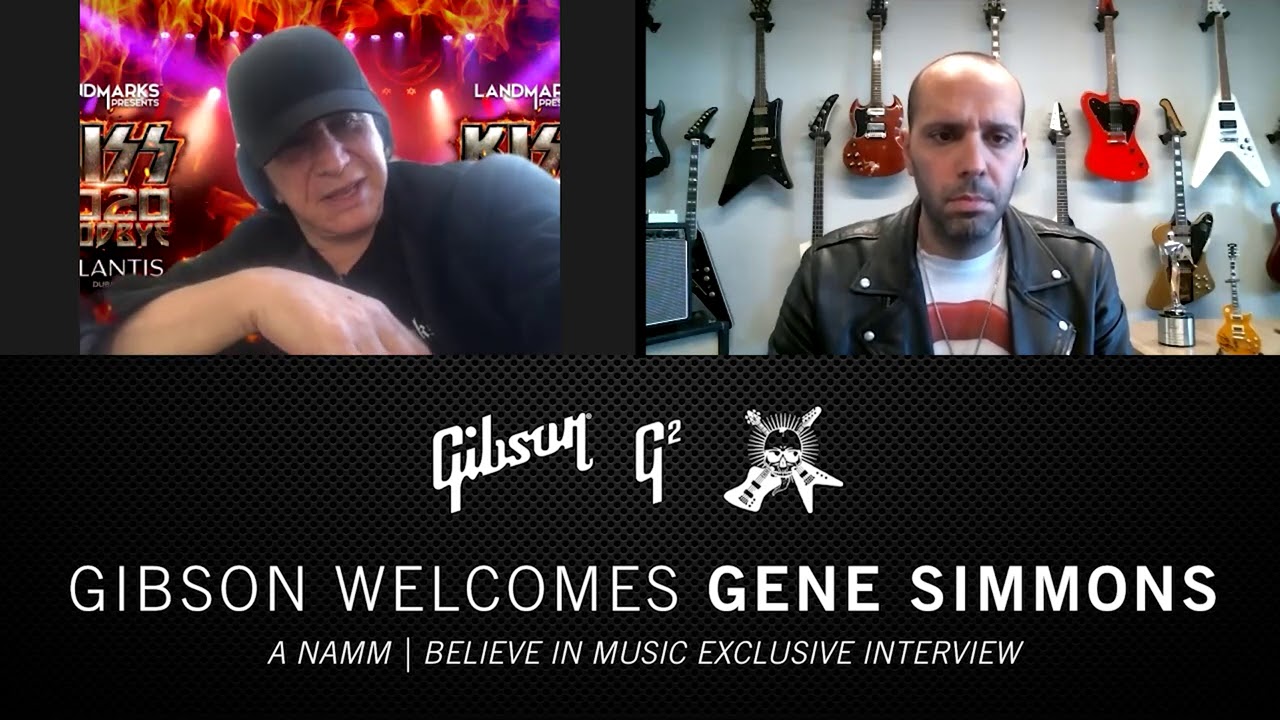 NAMM 2021: Gibson Welcomes Gene Simmons